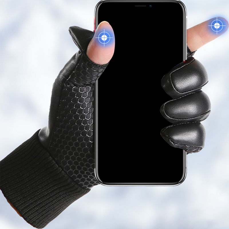 Touch Screen Pu Leather Winter - đánh giá và giá Ski Glove Waterproof