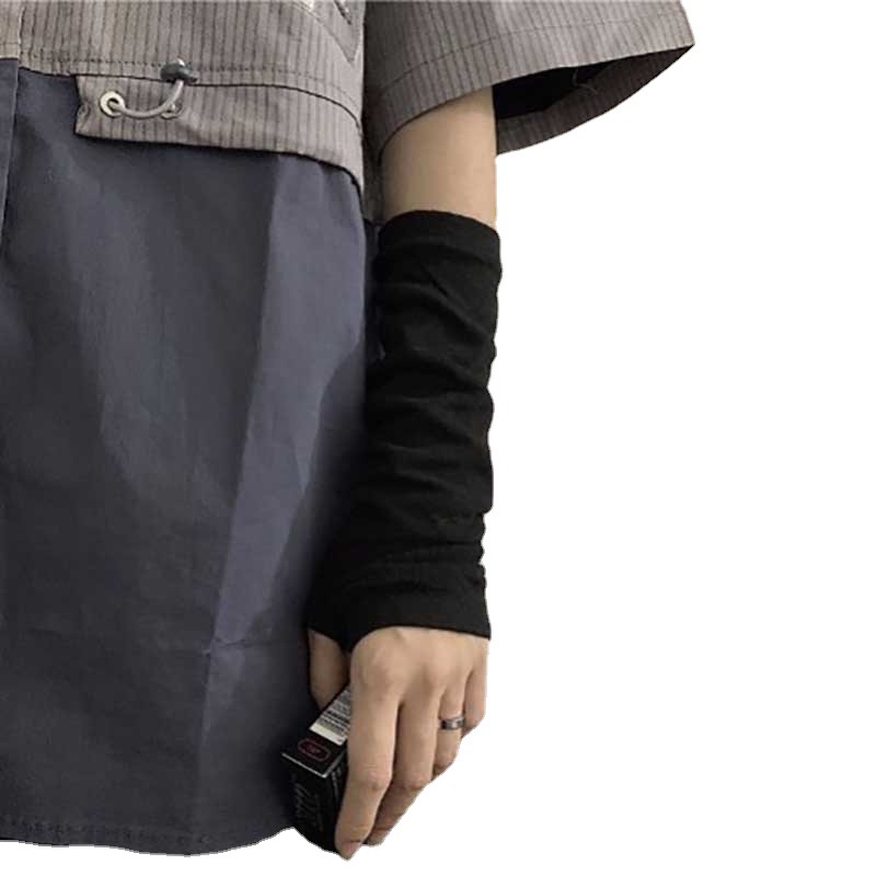 Striped Warmer Knitted Long Fi - đánh giá và giá Fingerless Glove Knit