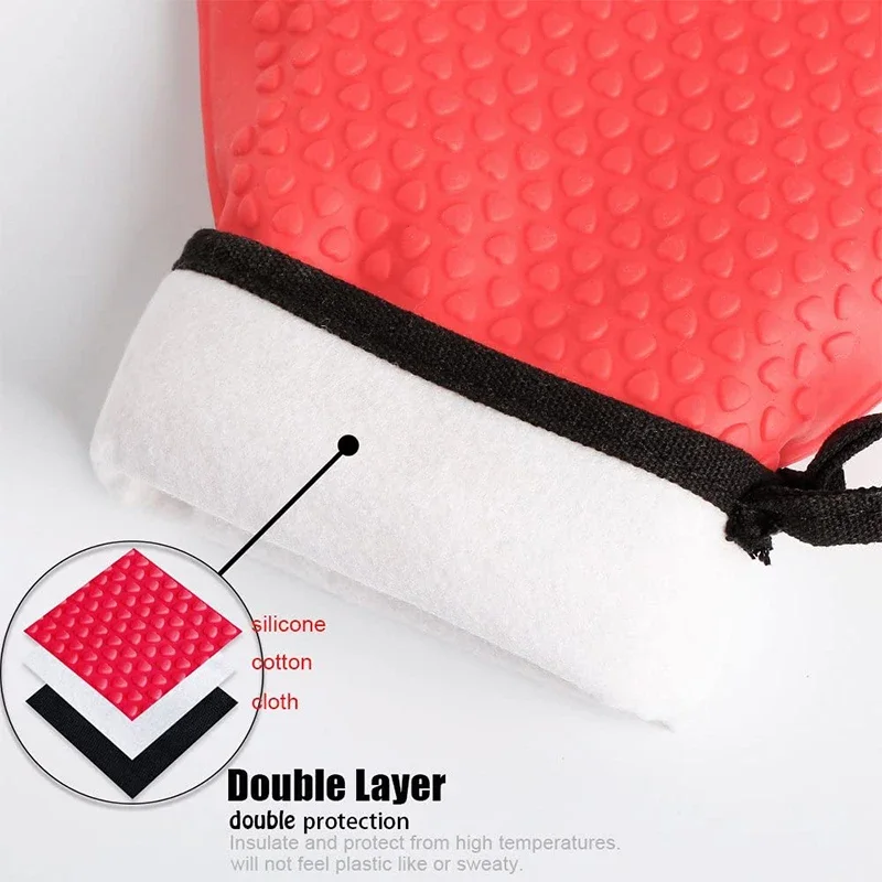 1/2Pcs Anti-Scald Silicone Ove - đánh giá và giá Oven Mitt Silicone
