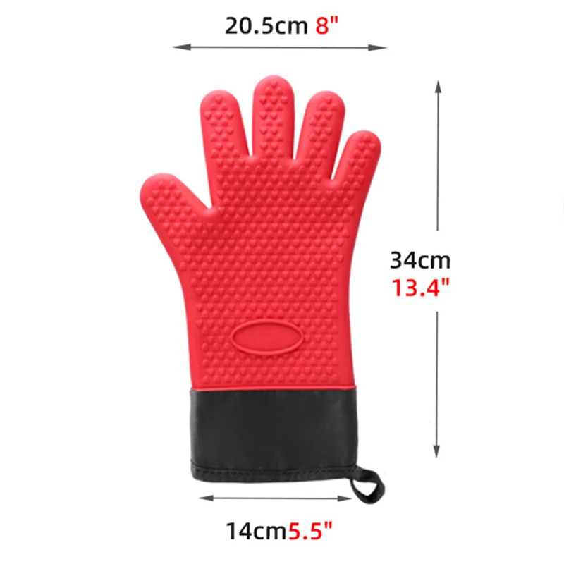 1/2Pcs Anti-Scald Silicone Ove - đánh giá và giá Oven Mitt Silicone