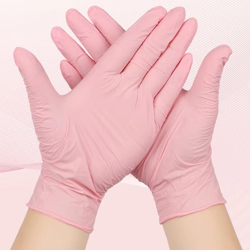 20/50/100/200 Pink Disposable  - đánh giá và giá Rubber Glove Cleaning